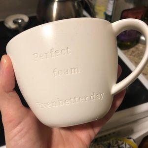 Starbucks mug - Perfect foam. Even better day.